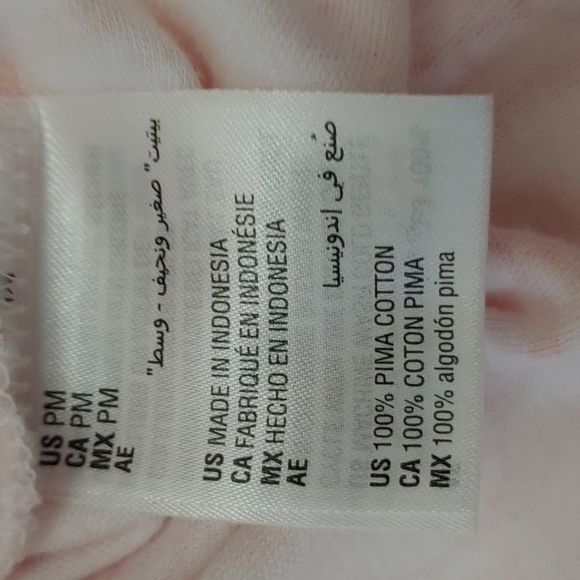 Charter Club Women's Petite Medium 100% Pima Cotton Tee - Picture 6 of 7